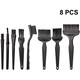 Set 8 perii anti-statice, plastic si nylon, ergonomic, diverse dimensiuni