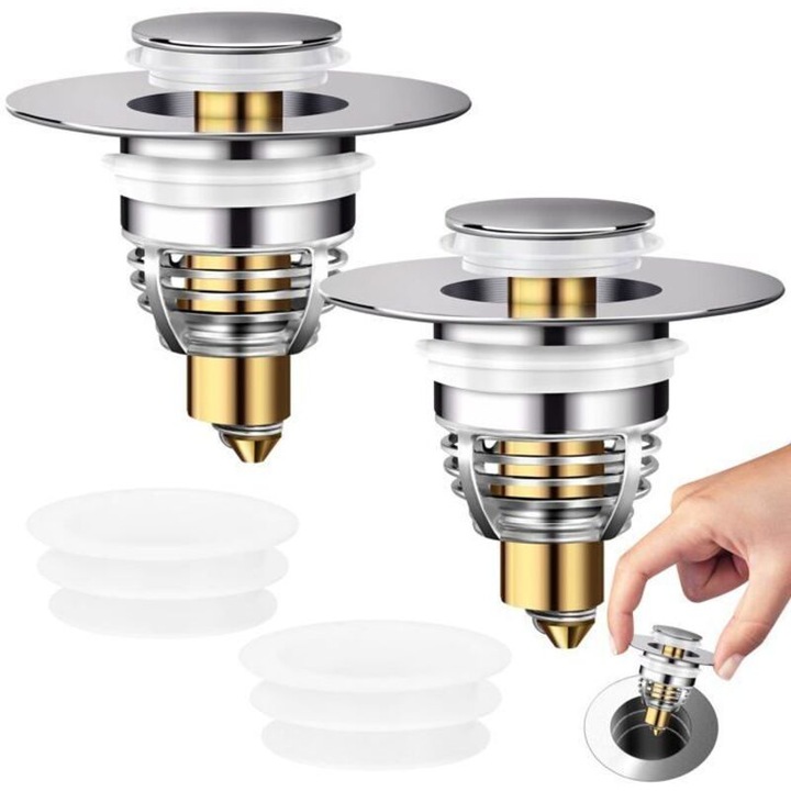Set 3 dispensere sapun perete 300ml negru