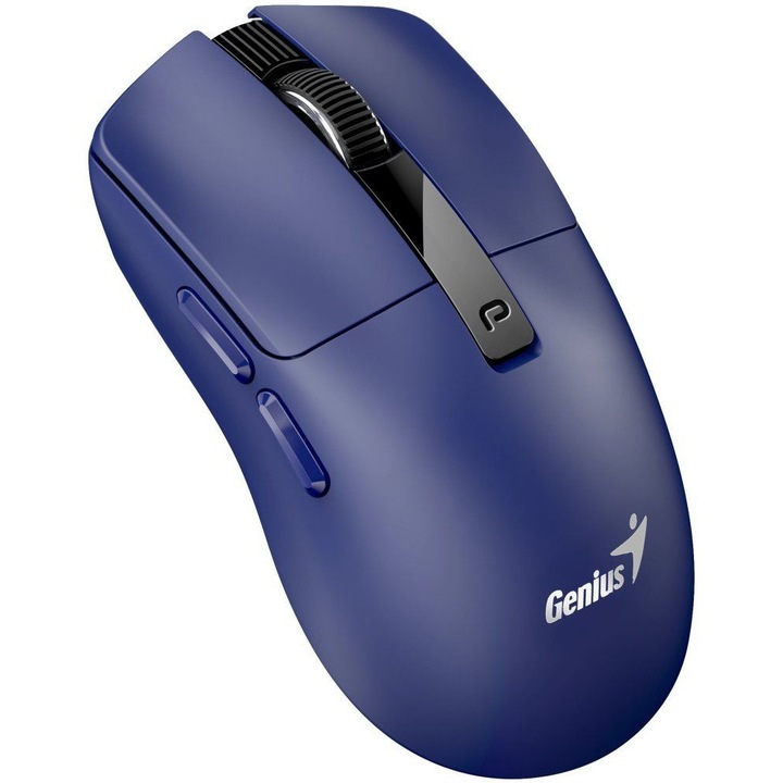 Mouse Genius NX-8280S BT, wireless 2,4GHz si Bluetooth, optic 3200 DPI, reincarcabil, Albastru