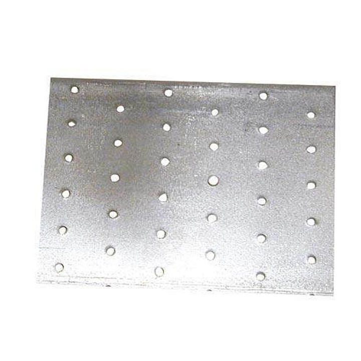 BOVA összekötő lemez 120x60mm 2mm vastag ezüst