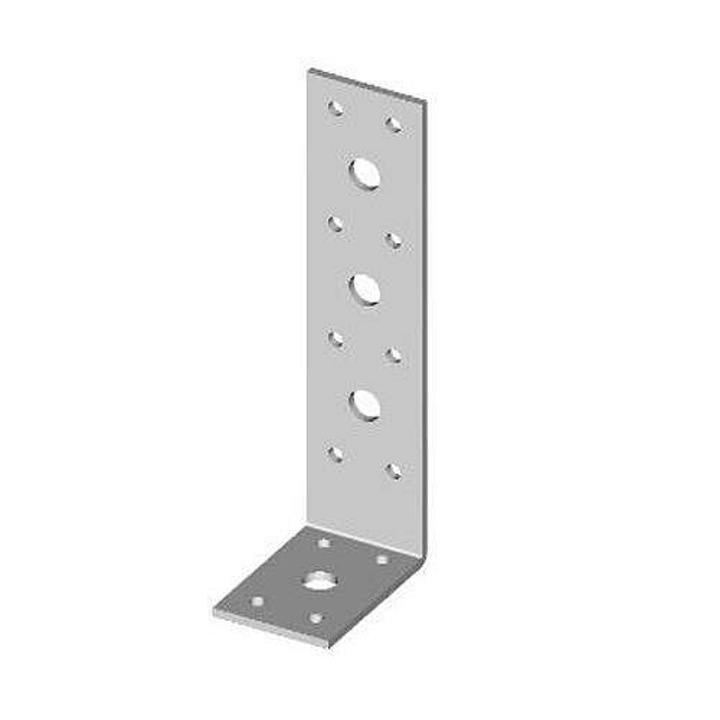 BOVA BV/KP rögzítőelem 40x60x120 mm, 3,0 mm vastagság, o5 mm és o11 mm furatok, betonhoz