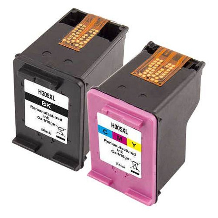 Cartuse compatibile Peach HP 305XL set color-negru 6,5x8,1ml