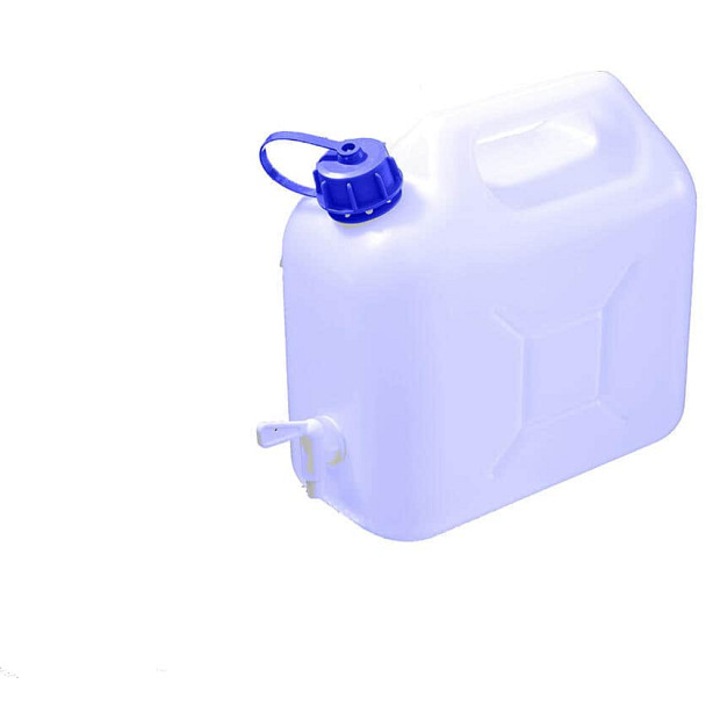 Canistru plastic Mat 5l cu robinet, 27x14x26cm