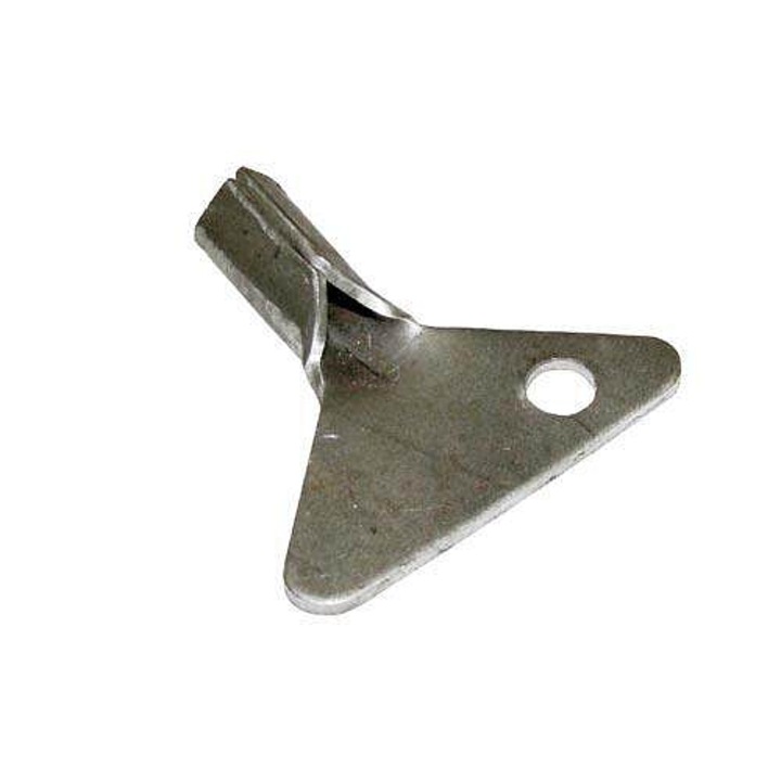 Tartalék kulcs Mat 160x320 mm kéményajtókhoz, dupla ajtókhoz, fém, ezüst, 1 db