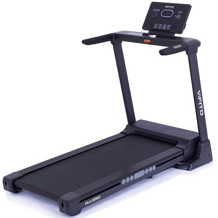 VIFITO Rio 550 futópad, 4,5 LE motor, 140 x 52 cm futófelület, Fekete, 1 db