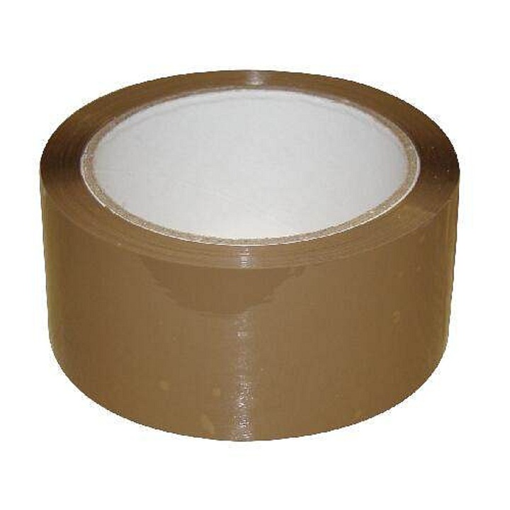 Banda adeziva de ambalare Mat HN, 48 mm x 66 m, pentru carton, maro, 1 buc