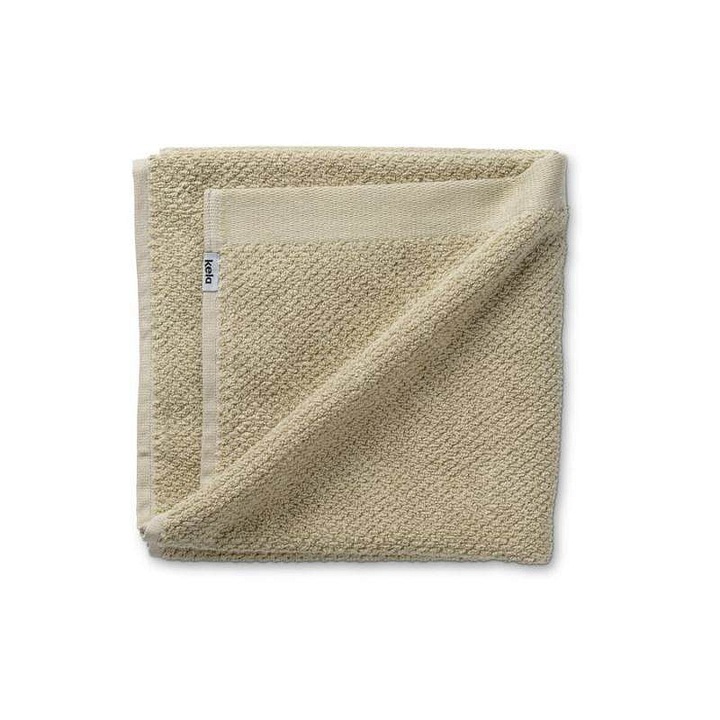 Кърпа KELA Lavinia, 100% органичен памук, бежова, 50x100см