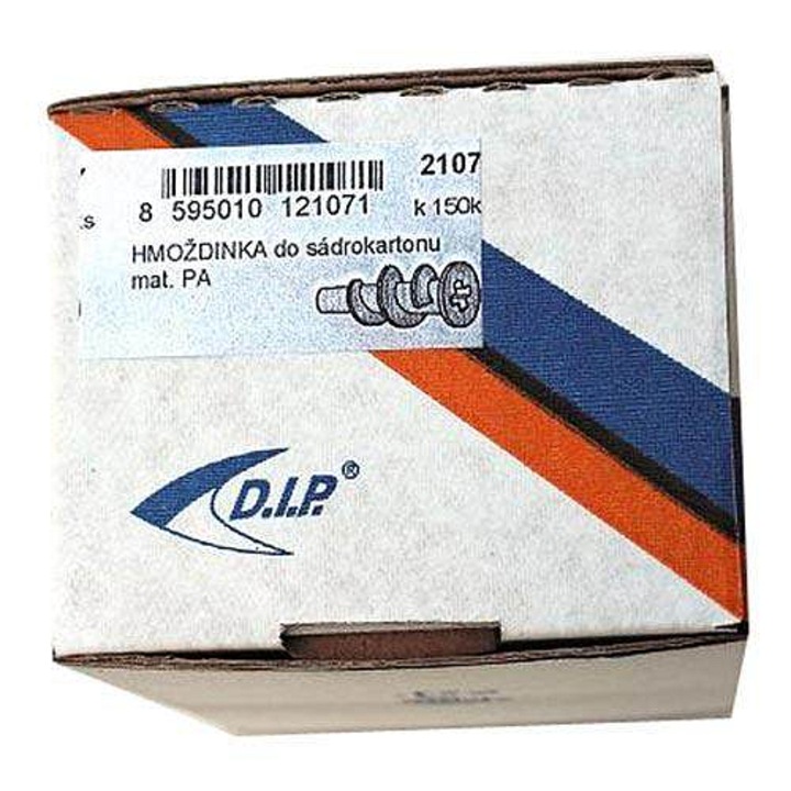 Gipszkarton tiplik D.I.P. készlet 150 darab műanyag 8.5x2.5x11cm
