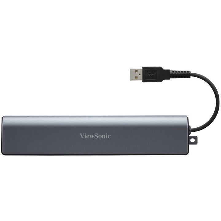 ViewSonic VB-IOB-001 ViewBoard dokkolóállomás IFP50-5-höz, USB-C/DP/HDMI/VGA/PC Audio, USB tápellátás, Szürke, 1 db