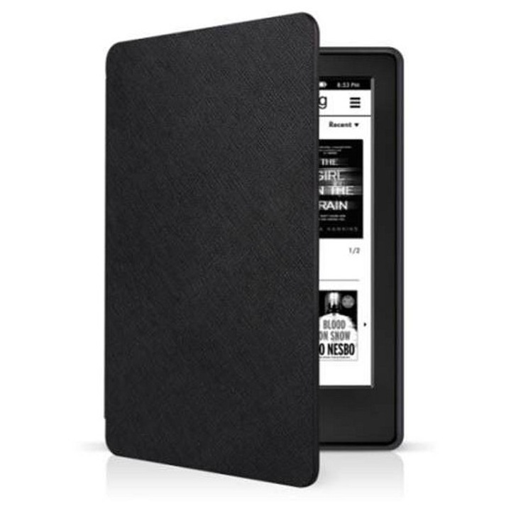 Connect IT, Kemény tok mikroszálas belsővel, kompatibilis az Amazon Kindle 2022-vel, automatikus alvás/ébresztés funkcióval és 360°-os forgatással, EbookSafe 2022, Fekete, 112 x 160 x 12 mm
