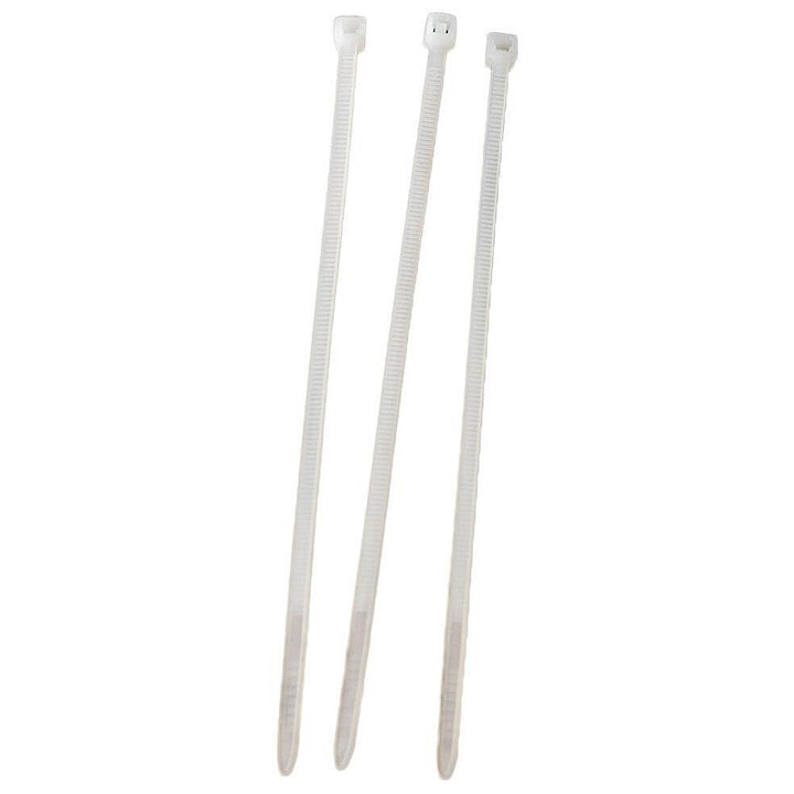 Coliere de fixare M.A.T. GROUP 500 x 4,8 mm, din nylon, auto-blocante, alb, 50 buc
