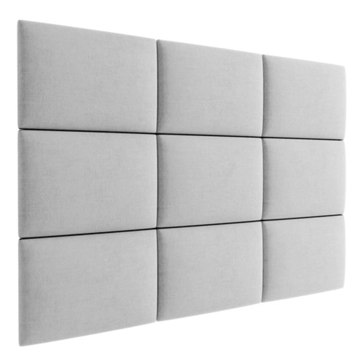 Panou decorativ Ravio 3D, catifelat, 70x40cm