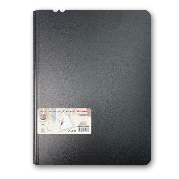 Албум за оферти Penmate A4 40 файла черен 245x310mm