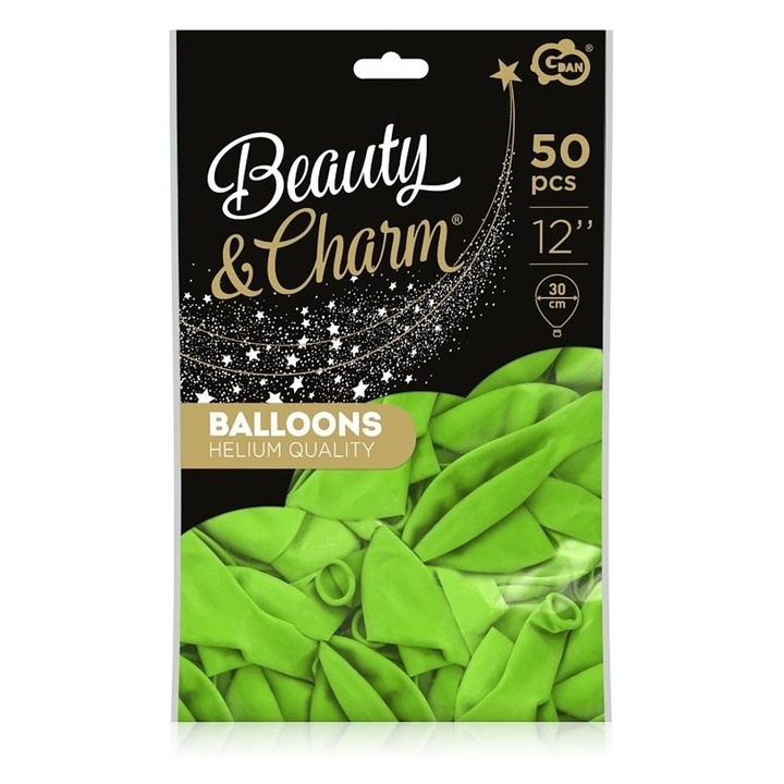 Godan Beauty&Charm pasztell léggömbök, latex, 30 cm, héliummal kompatibilis, többszínű, 50 db