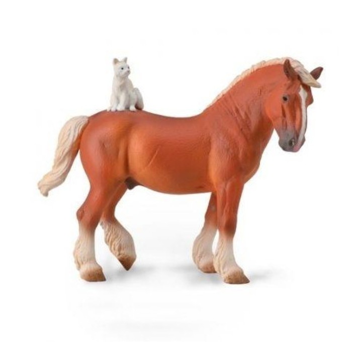 Gyűjthető figura/Collecta Cal Draft macska figura, kiváló minőségű vinilből, gyűjtői ablakos csomagolással, többszínű, 1 db.