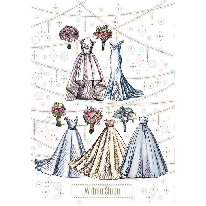 Felicitare aniversara Trend Silver pentru 40 de ani, format 182×127 mm, Multicolor, 1 buc