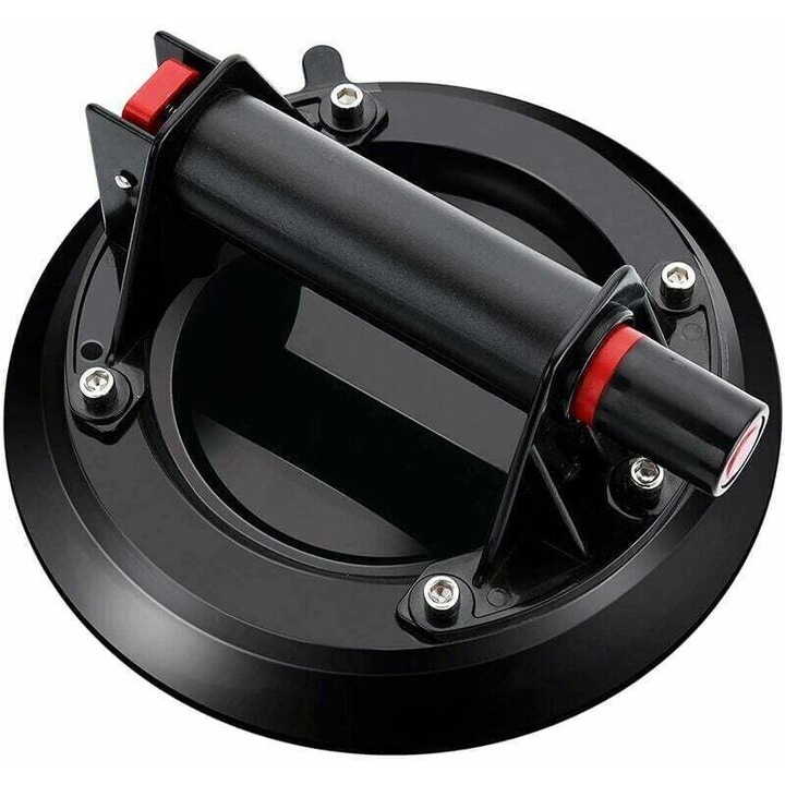 Ventuza de ridicare 20kg, cauciuc si ABS, 20x20cm, negru