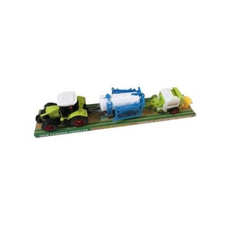 Tractor jucarie Macyszyn Toys multicolor 0x11x59cm set