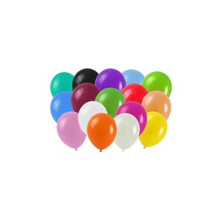 Arpex latex lufik, pasztell, 25 cm, többszínű, 100 db