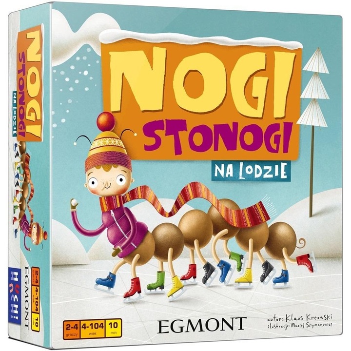 Társasjáték/asztali játék Egmont Nogi Stonogi, oktató, téli tematika, 2-4 játékos részére, 4+ év, többszínű, 10 perc