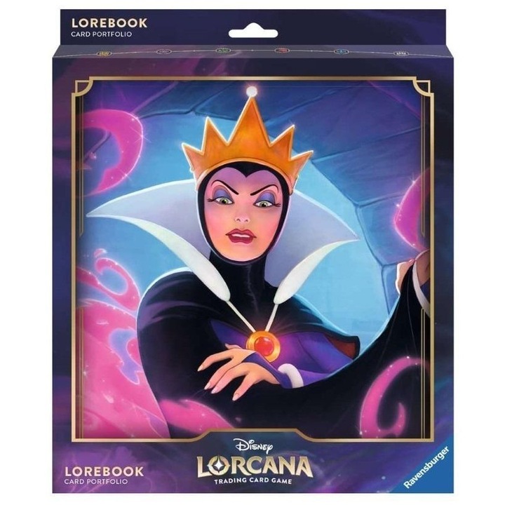 Портфолио за колекционери Ravensburger Disney Lorcana Set 04, лицензиран от Disney, със защитни джобове, Многоцветен, 64 карти
