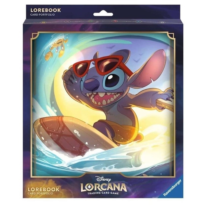 Портфолио за колекционери Disney Lorcana Ravensburger многоцветно 0x19x25cm комплект 64 карти