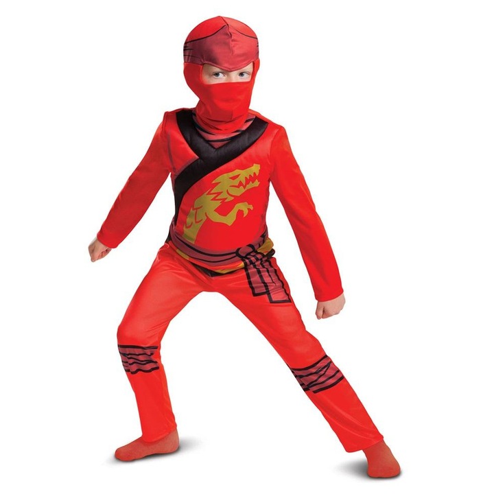 Arpex Ninjago Kai gyermek jelmez, többszínű, M 127-136cm