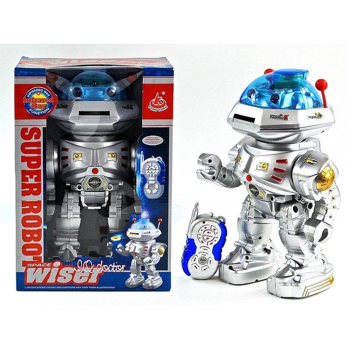 Robot ADAR 30cm cu lumini si sunet 32x22x16cm