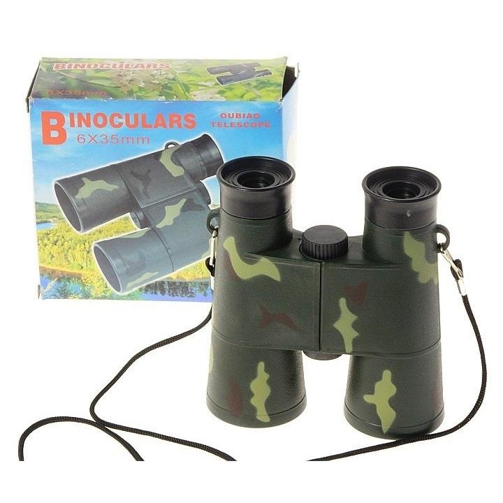 Бинокъл ADAR 6x35mm, увеличение 6x, обектив 35mm, идеален за наблюдение на терен, многоцветен