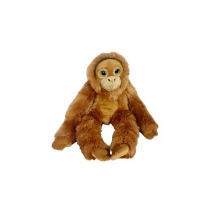 Plüssjáték Dubi Orangután nagy szemekkel, puha plüss, Többszínű, 50 cm