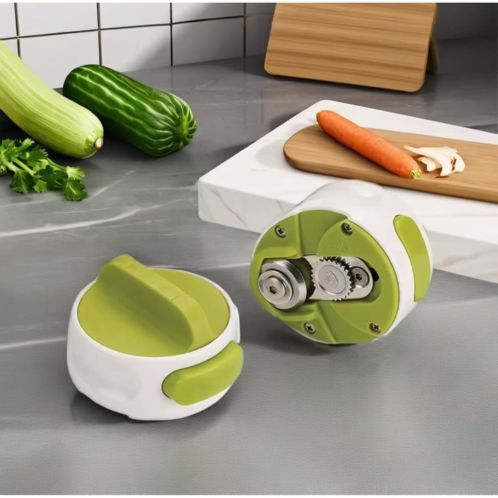 Kézi konzervnyitó, 2 darabos készlet, rozsdamentes acél, kompakt, ergonomikus