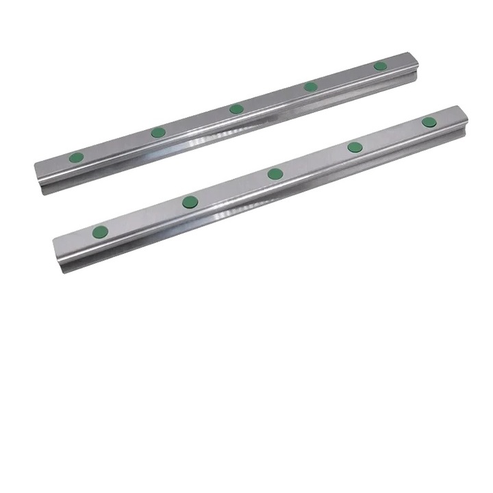 Sina ghidaj liniar HGR20 rails-C, GCr15, compatibil HGR15/HGR20, latime 20 mm, lungime 1300 mm, argintiu, 2 buc
