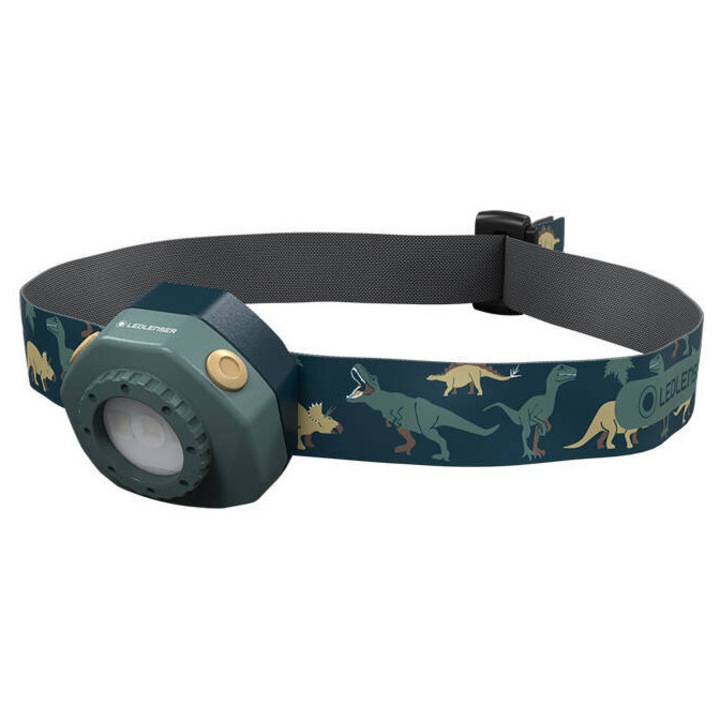 Фенер, Ledlenser, Kidled4r, Зелен, 40lm, 9m, 18h, Li-Po батерия, за деца, Комплект от 1, Пластмаса, Светещ, Преносим