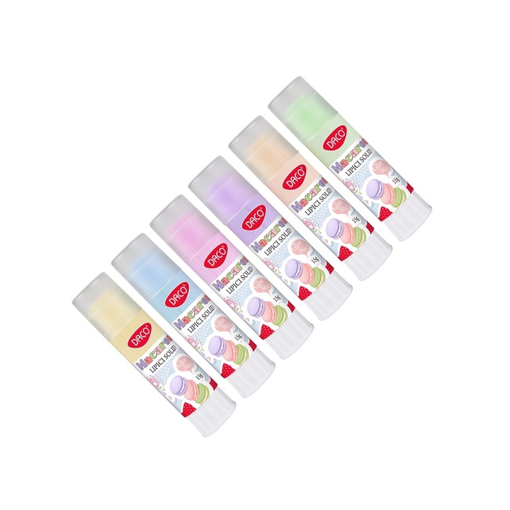 Lipici solid Macaron PVP, Uscare Rapida, Non-Toxic, 15g DACO sku11
