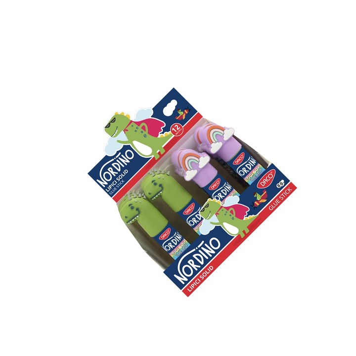 Lipici solid Nordino, 8g, Non-toxic, pentru scoala si birou DACO sku11