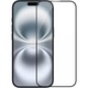 Tempered glass/folie sticla Powertech TGC-0713 pentru iPhone 16 Plus, 5D, full glue, duritate 9H, oleofoba, margine neagra, negru, 1 buc.