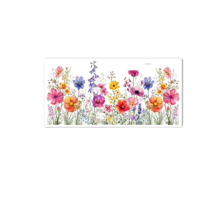 Sticker de perete / autocolant de perete, design fluturi, stil pastoral, din PVC, electrostatic, repozitionabil, multicolor, 30x60 cm, 1 buc