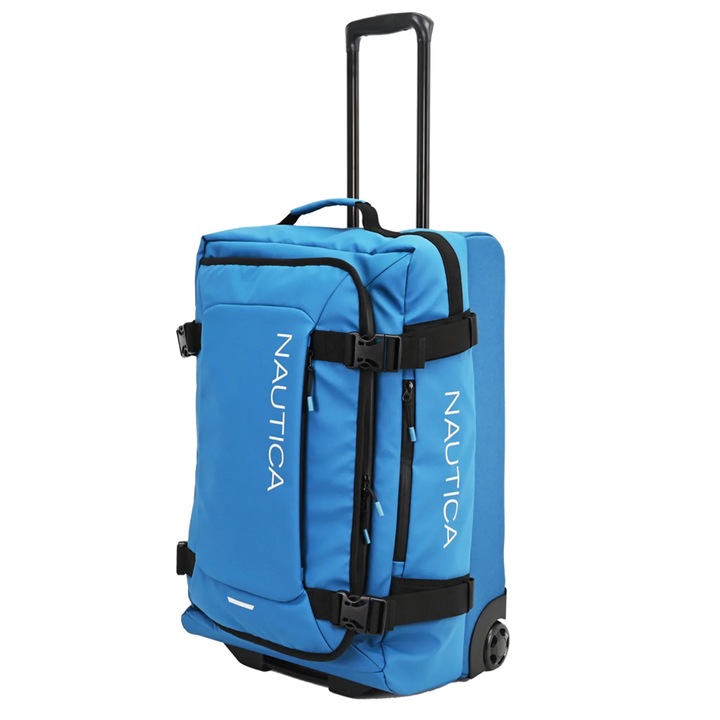 NAUTICA Közepes Puha Bőrönd, Vízálló Poliészter, 57L, 59cm, Kék - Blue