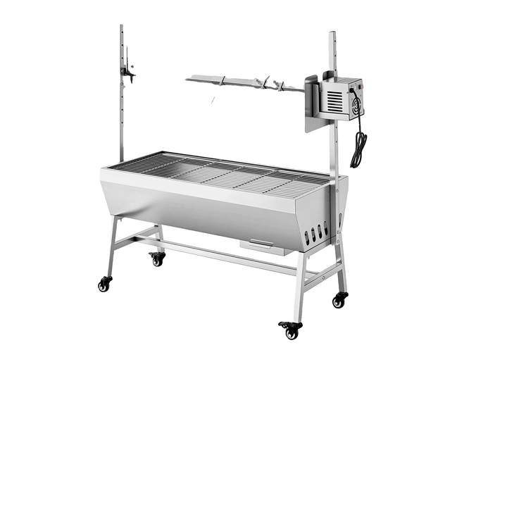 Gratar rotisor electric 37 inch inox ajustabil 7 niveluri