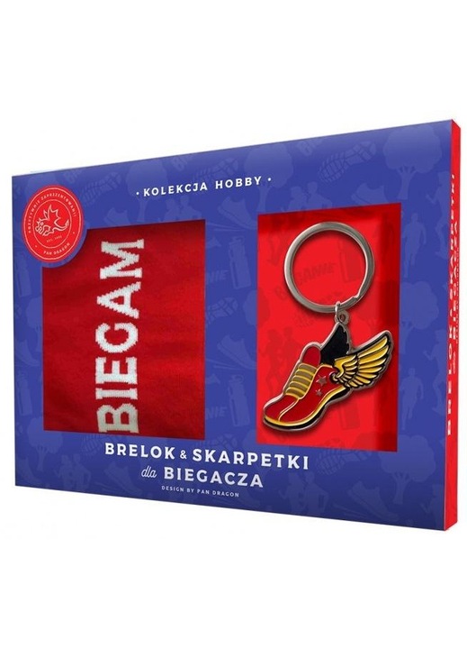 Pan Dragon többszínű zokni és kulcstartó szett 41-46