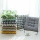 Set 4 perne scaun 40x40x5cm, umplutura bumbac perla, material mixt, multicolor