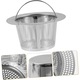 Set 4 strecuratori inox pentru chiuveta, universal, argintiu