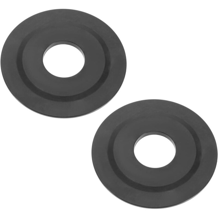 Garnitura supapa rezervor, compatibila cu Siamp Skipper 45 si Storm 33A, saiba etansare din cauciuc, diametru interior 24 mm, diametru exterior 72 mm, grosime 4 mm, Negru, 2 bucati