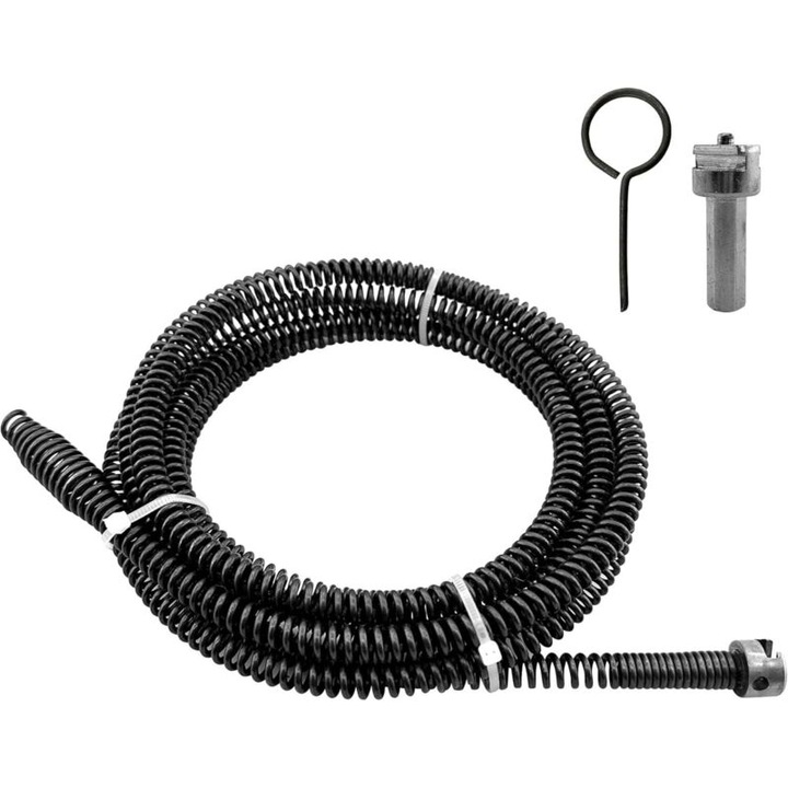 Spirala de desfundat scurgeri 2m 10mm otel mangan