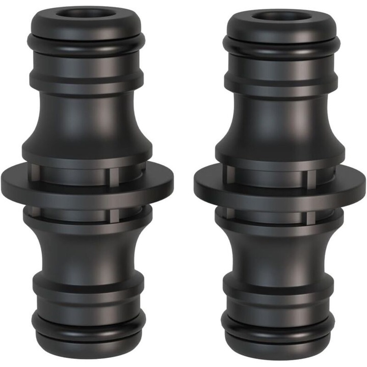 Conector furtun gradina 1/2 inch set 2 buc plastic durabil 50x1.6cm