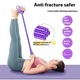 Többfunkciós hasizom edzőgép 6 ellenállás gumiszalaggal, otthoni fitnesz edző, hasizom gyakorlatokhoz, jógához, fogyáshoz és testtónusozáshoz, lila