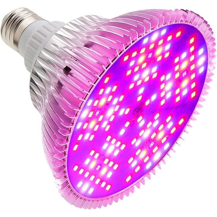 LED Izzó 100W, teljes spektrumú, 3 mód, E27, többszínű, 12x20cm