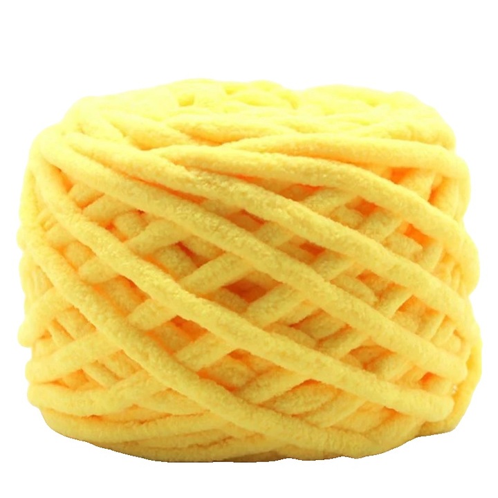 Kötött szett, 3 darab, puha poliészter, többszínű, 5-7mm, 100g