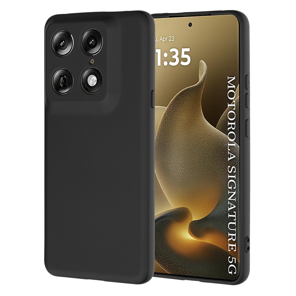 Husa pentru Motorola Signature - Techsuit SoftFlex - Black