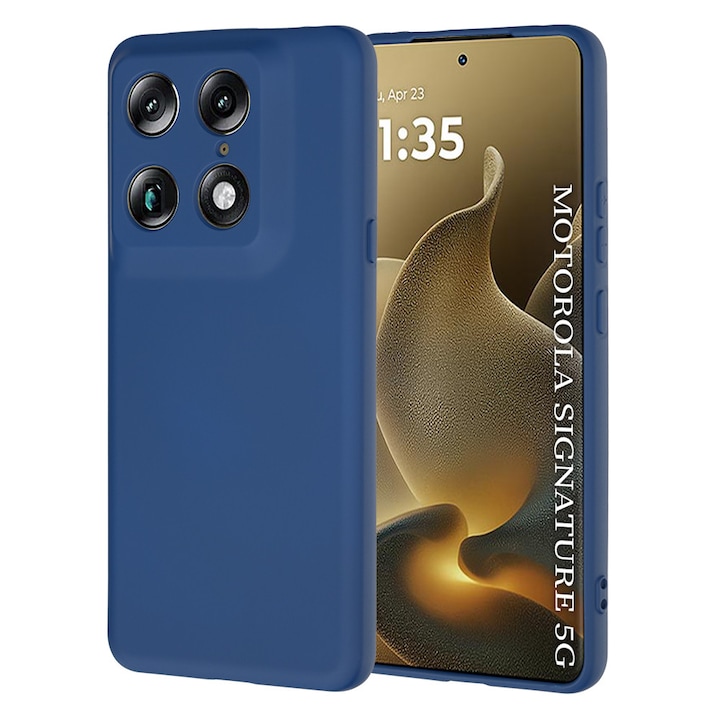 Carcasa de protectie pentru Motorola Signature, bleumarin